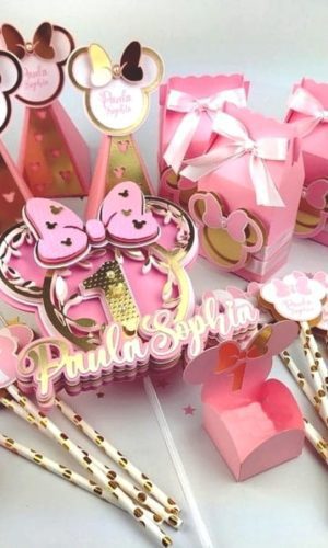Arquivo de Corte Minnie Rosa Luxo