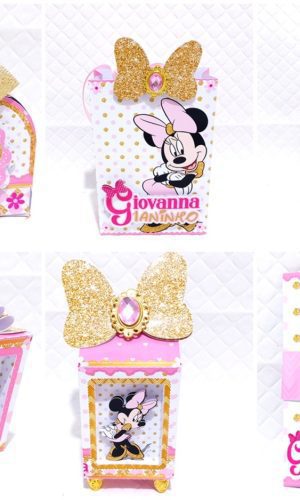 Arquivo de Corte Minnie Rosa Luxo 01