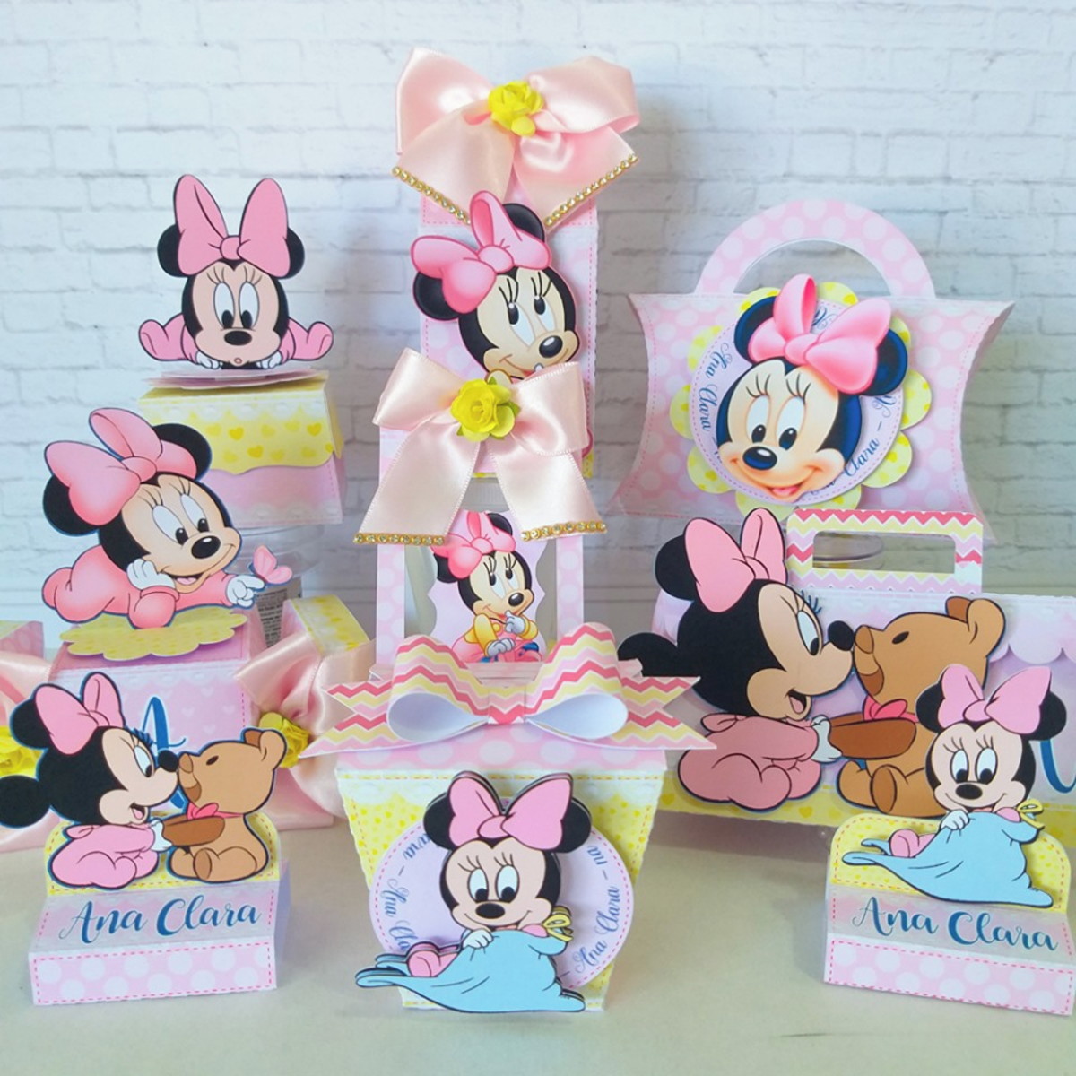 Arquivo de Corte Minnie Baby Rosa