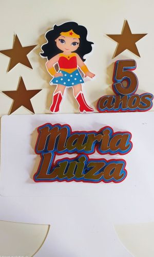 Arquivo de corte mulher maravilha Maria Luiza+brinde