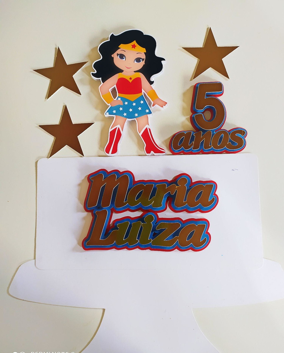 Arquivo de corte mulher maravilha Maria Luiza+brinde