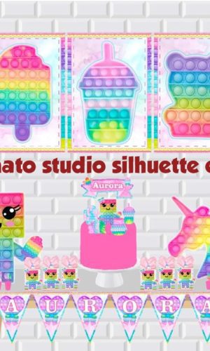 Arquivo de corte Pop It / Fidget Toys -02-studio - COD 541