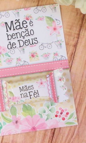 Arquivo Digital Cartão e Balinha Dia das Mães