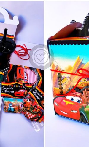 Arquivo de corte caixa explosão carros disney