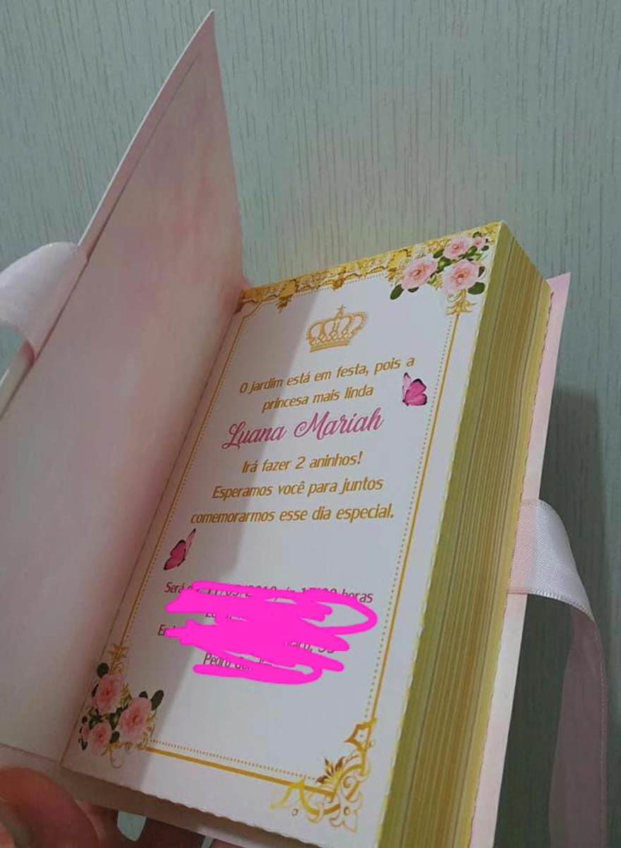 Arquivo de Corte Caixa Convite com Arte Personalizada - Imagem 3