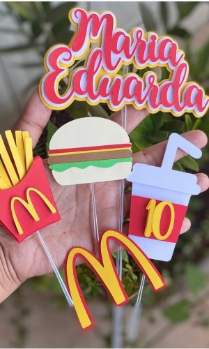 Arquivo De Corte Studio - Topo Mc Donalds