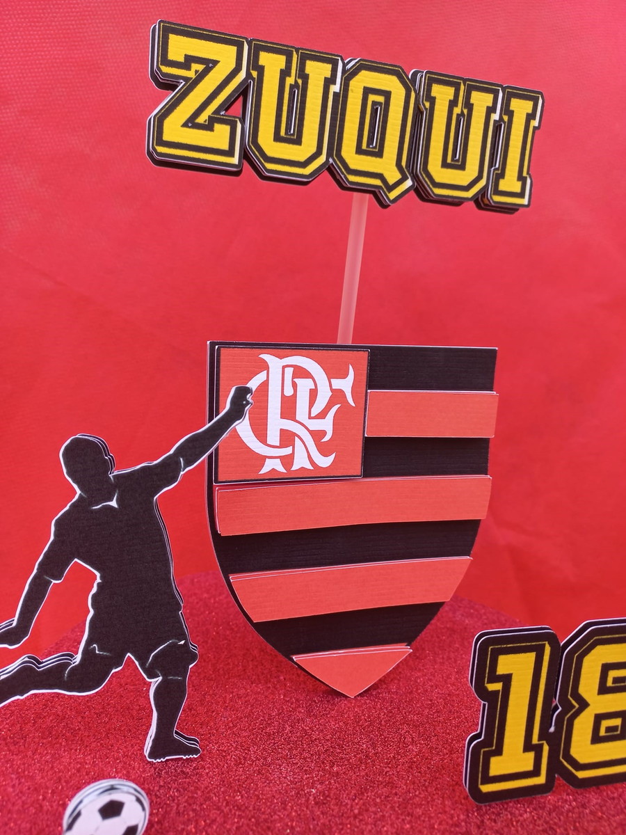 Arquivo de Corte Time Flamengo - Cod003 - Imagem 2