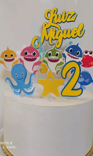 Arquivo de corte topo baby shark+brinde
