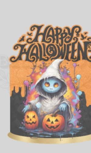 Arquivo de Corte Topo Bolo Halloween - Bella Fiori