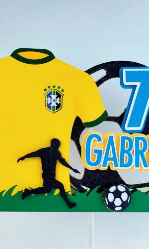 Arquivo De Corte: Topo Brasil Copa Do Mundo Futebol 015