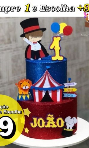 Arquivo de Corte Topo Circo Menino (1ca1acd) - Studio