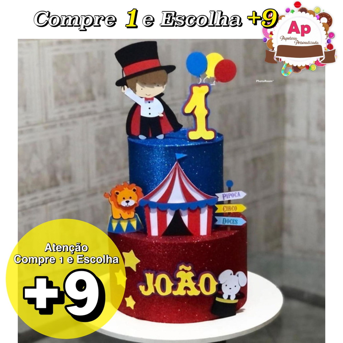 Arquivo de Corte Topo Circo Menino (1ca1acd) - Studio