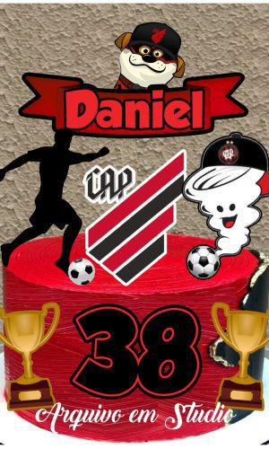 2 Arquivo de Corte Topo de Bolo Athletico Paranaense 2