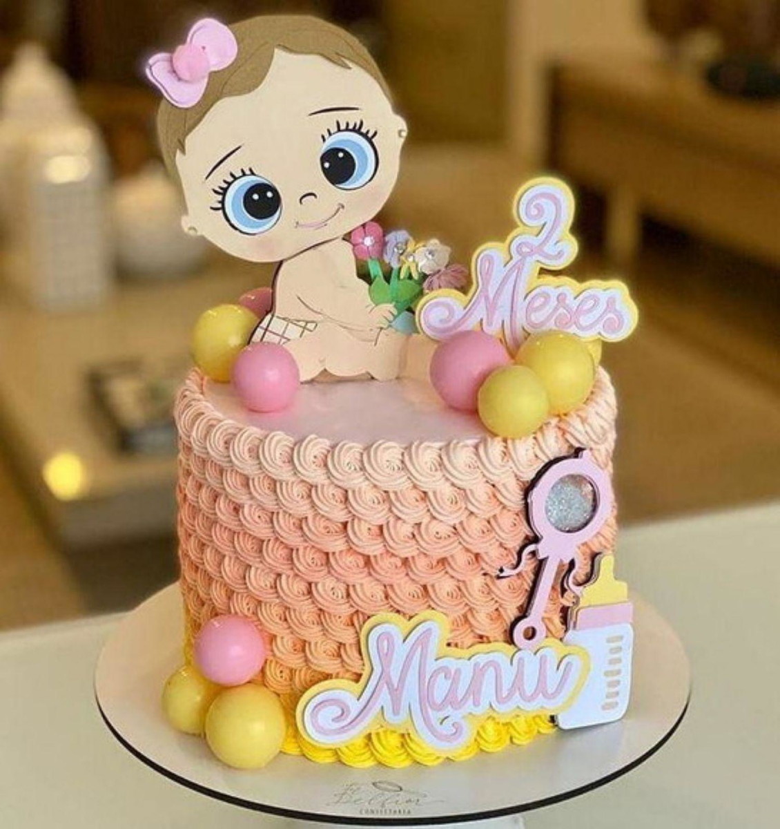 Arquivo De Corte Topo De Bolo Baby Cute Studio