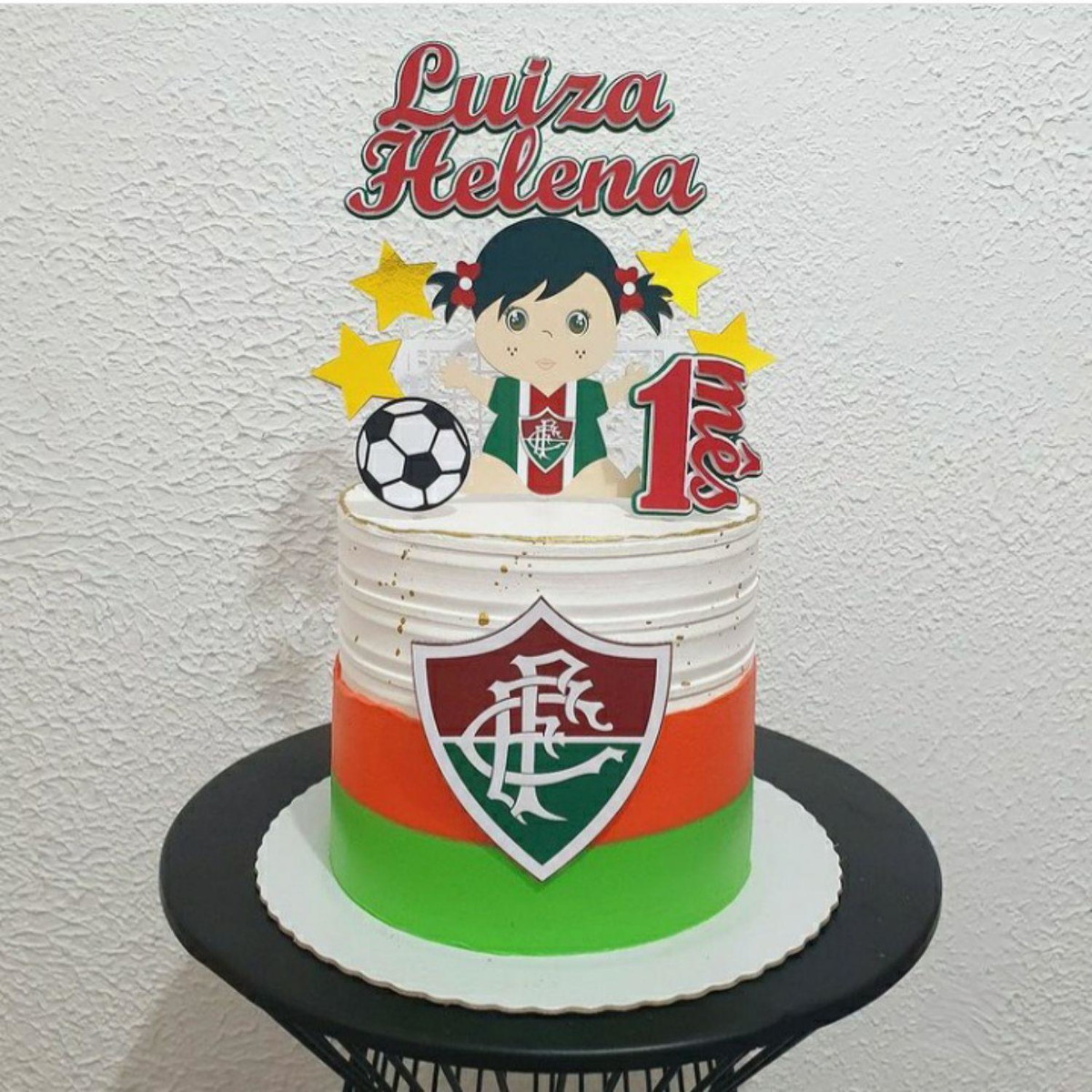 Arquivo De Corte Topo De Bolo Baby Fluminense Studio - Imagem 2