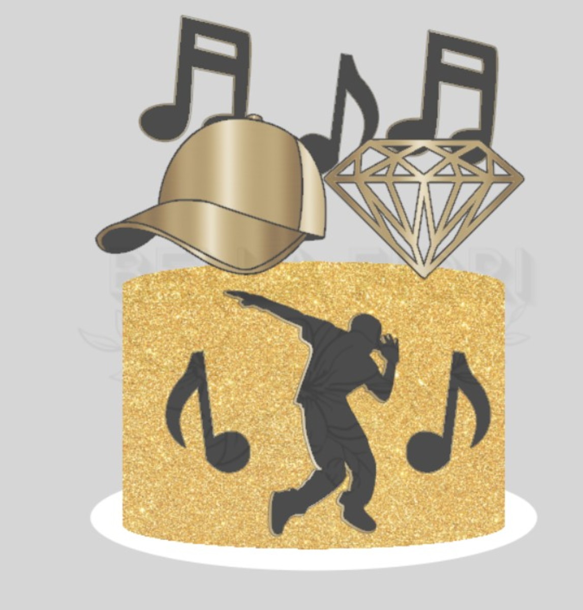 Arquivo de Corte Topo de Bolo Baile Funk 17 - Bf