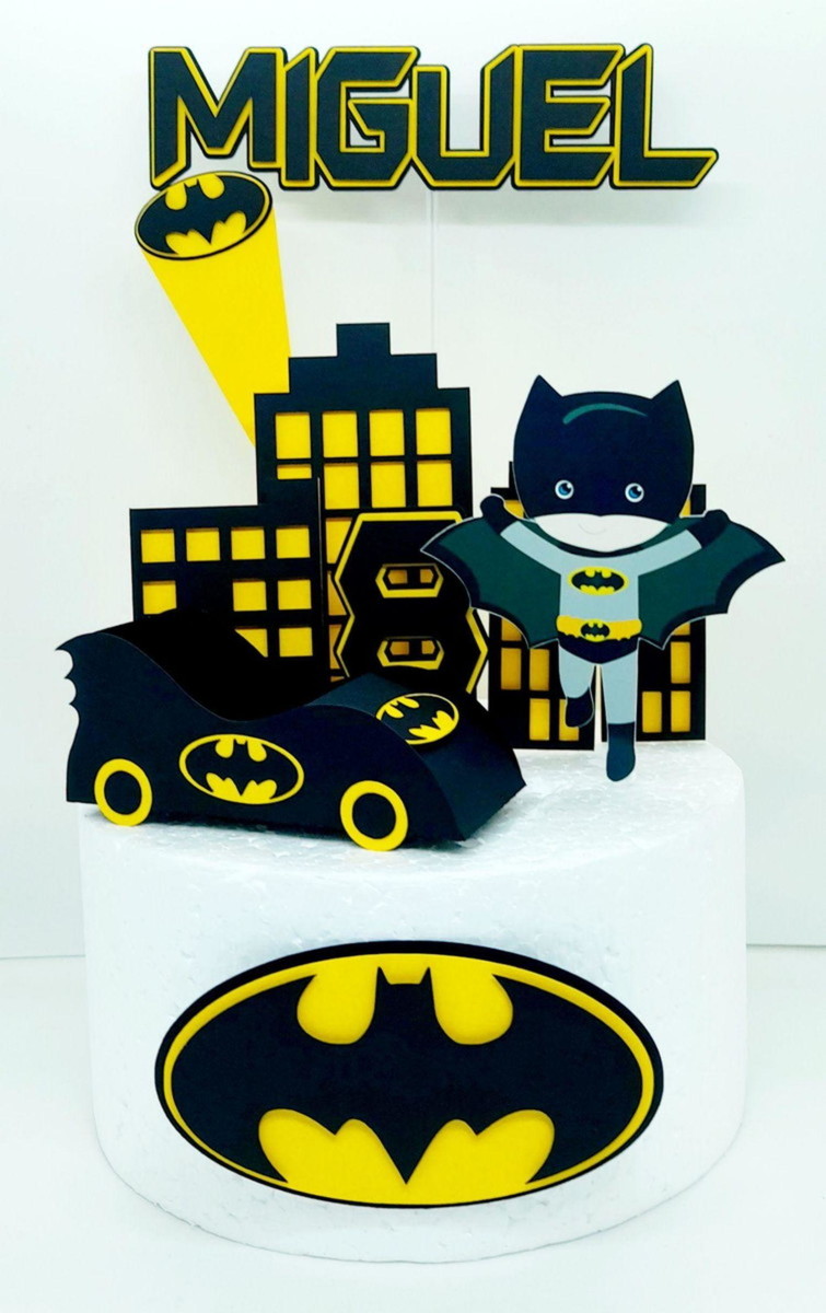 Arquivo de Corte Topo de Bolo Batman 05 - Studio