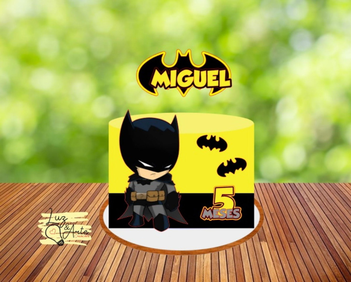 Arquivo de Corte Topo de Bolo Batman 11 - Studio