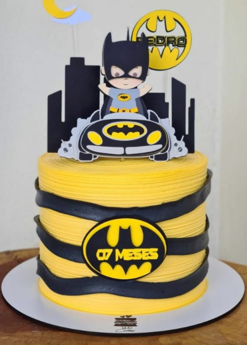 Arquivo De Corte Topo De Bolo Batman 1380