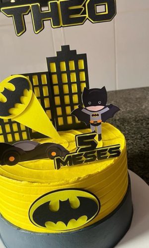 Arquivo de Corte Topo de Bolo Batman Cute