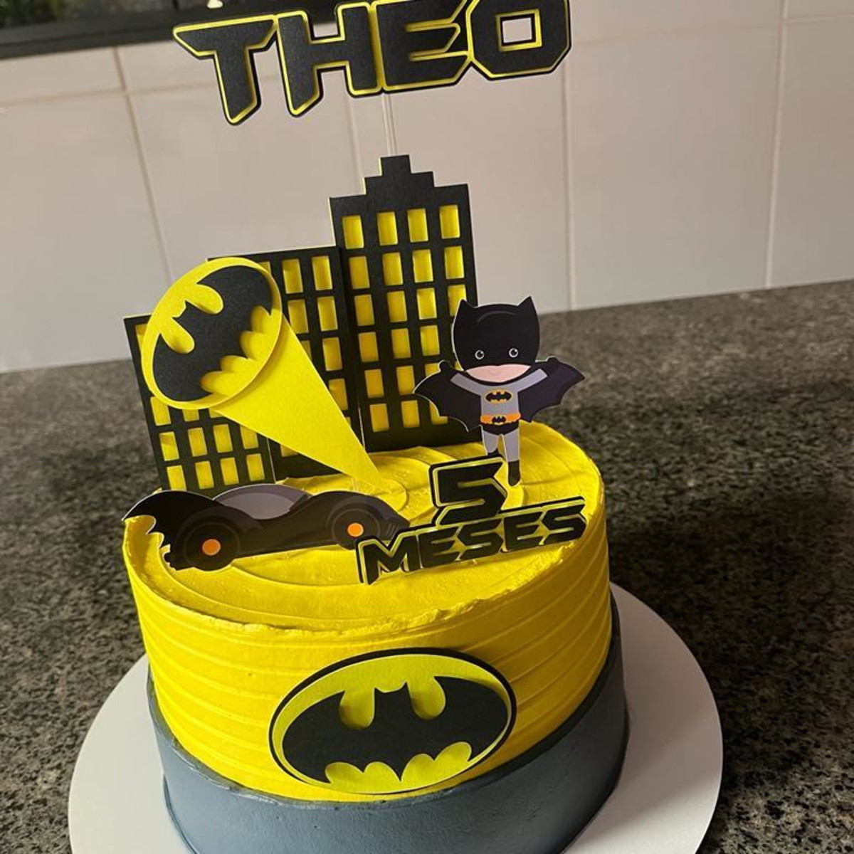 Arquivo de Corte Topo de Bolo Batman Cute