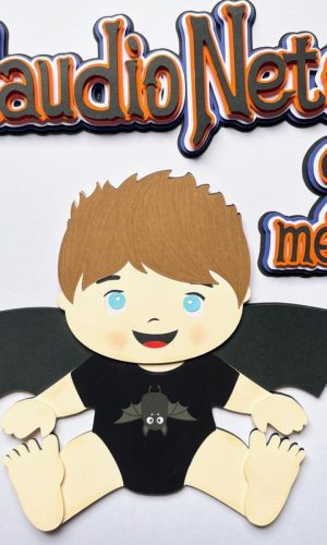 Arquivo de Corte Topo de Bolo Bebê Halloween