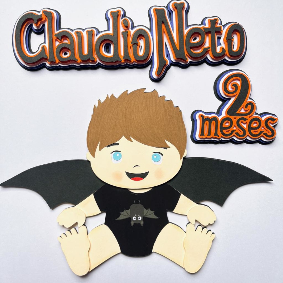 Arquivo de Corte Topo de Bolo Bebê Halloween
