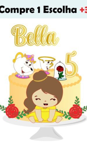 Arquivo de Corte Topo de Bolo Bela Bebê