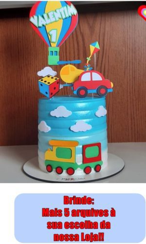 Arquivo de corte Topo de bolo Brinquedos