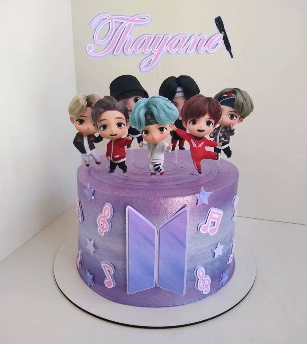 Arquivo de Corte Topo de Bolo Bts Cute