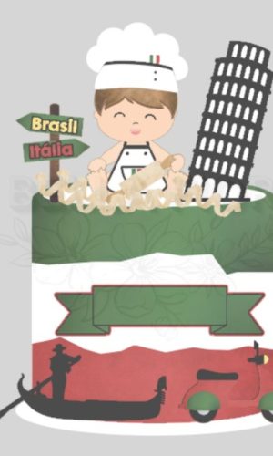 Arquivo de Corte Topo de Bolo Cantina Baby - Bf