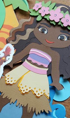 Arquivo de Corte Topo de Bolo Moana
