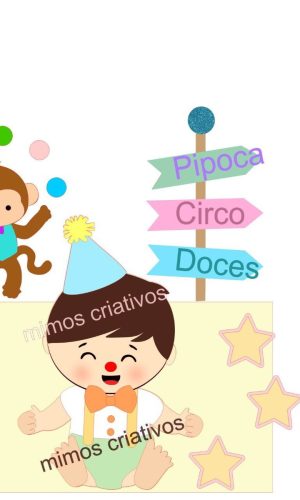 Arquivo De Corte Topo De Bolo Circo