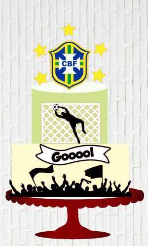 Arquivo de Corte Topo de Bolo Copa 2 Andares