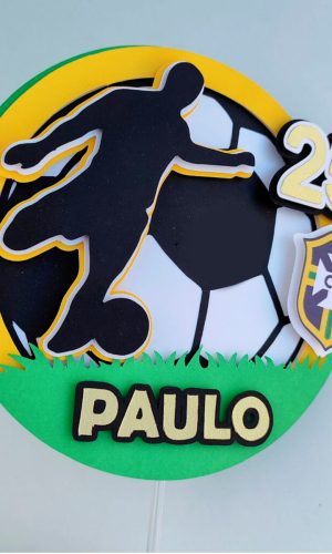 Arquivo De Corte: Topo De Bolo Copa Do Mundo Brasil 003