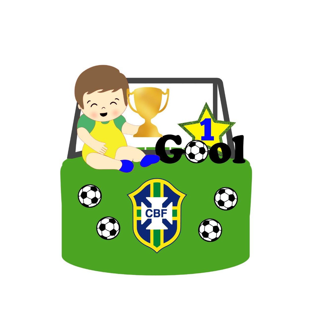 Arquivo De Corte Topo De Bolo Copa Futebol