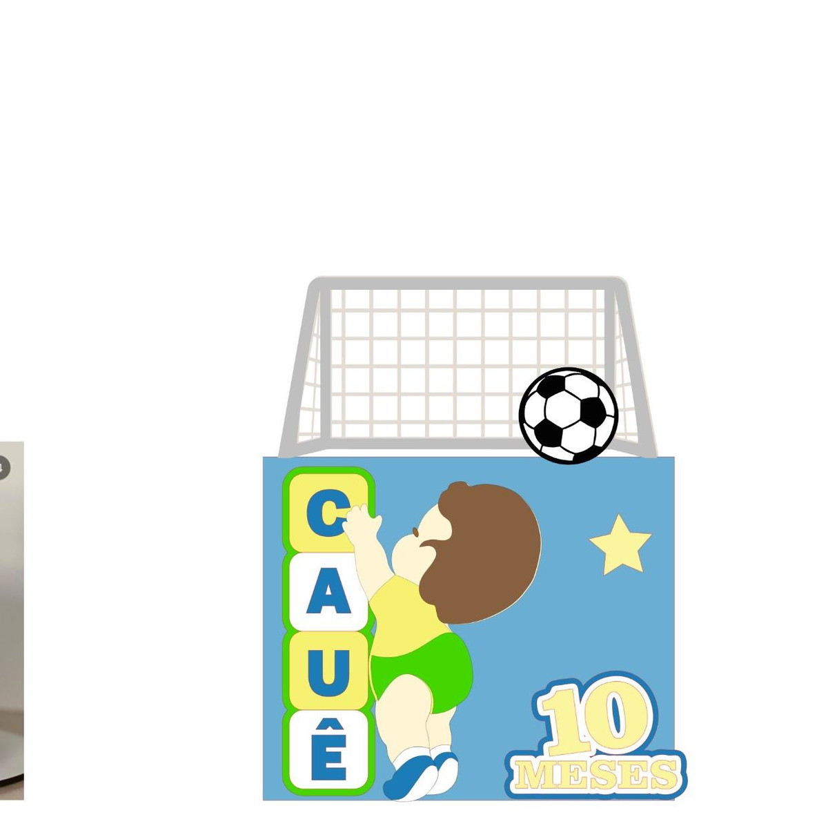 Arquivo de Corte Topo de Bolo Copa Futebol