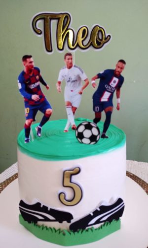 Arquivo de Corte Topo de Bolo Craques do Futebol