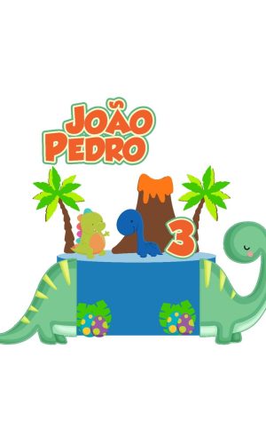 Arquivo de corte Topo de bolo Dino Baby 02