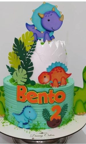 Arquivo de Corte Topo de Bolo Dino Baby