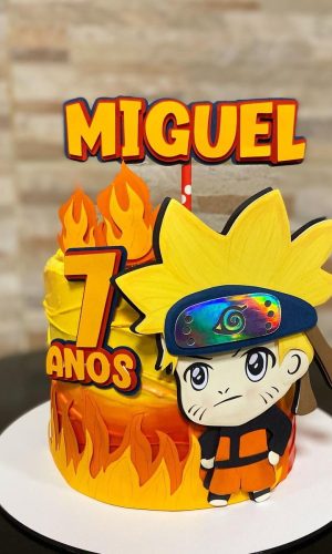 Arquivo de Corte: Topo de Bolo em Camadas Naruto Cute 006