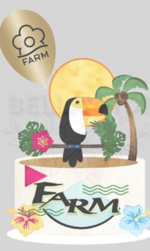 Arquivo de Corte Topo de Bolo Farm Camadas - Bf