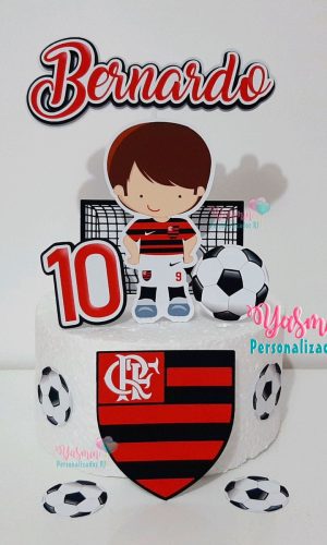 Arquivo de Corte Topo de Bolo Flamengo Cute