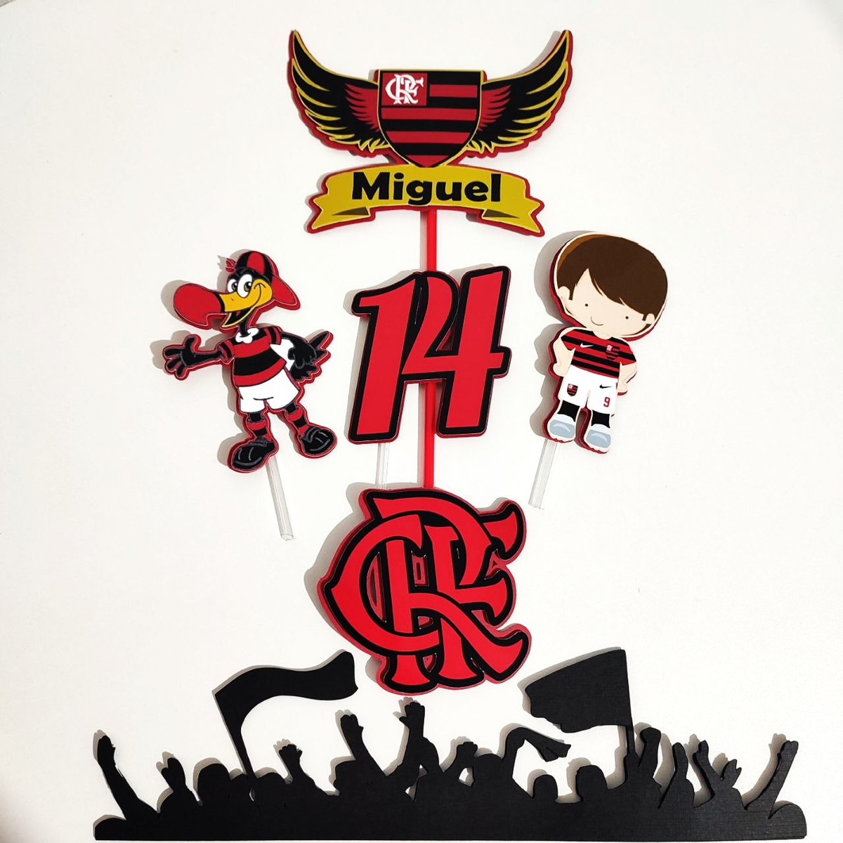 Arquivo de Corte Topo de Bolo Flamengo Studio 004 - Imagem 2