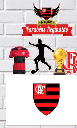 Arquivo de Corte Topo de Bolo Flamengo Studio 006