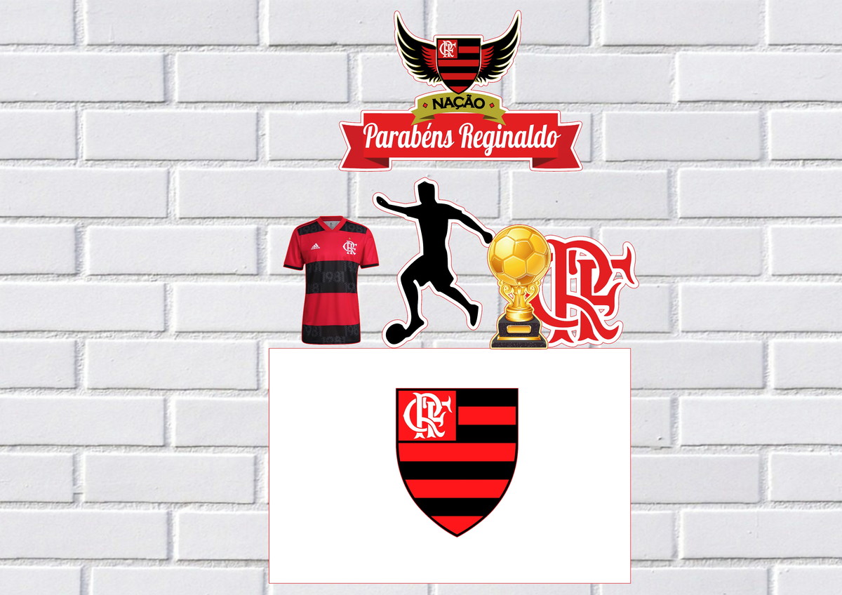 Arquivo de Corte Topo de Bolo Flamengo Studio 006