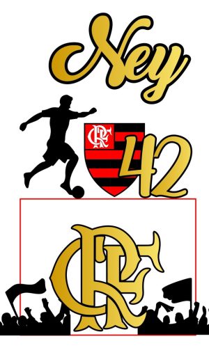 Arquivo de Corte Topo de Bolo Flamengo Studio 001