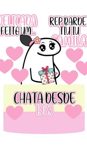 Arquivo de Corte Topo de Bolo Flork Chata