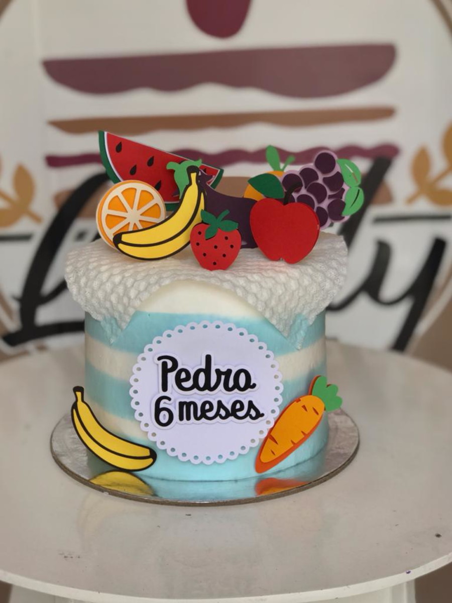 Arquivo Topo de Bolo Frutas/picnic Camada Ganhe +3 Produtos