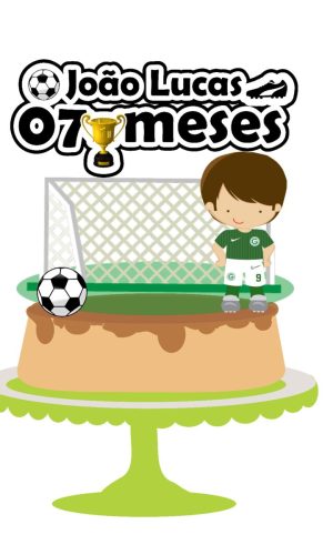 Arquivo de corte Topo de Bolo Futebol 02
